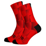 Sox Footwear Solid Red Premium Crew Socks