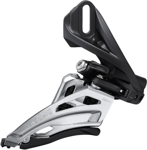 Shimano FD-M4100-M Deore front derailleur, 10-speed double, side swing, mid clamp
