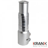 KranX Alloy A/Head Stem Riser - Silver