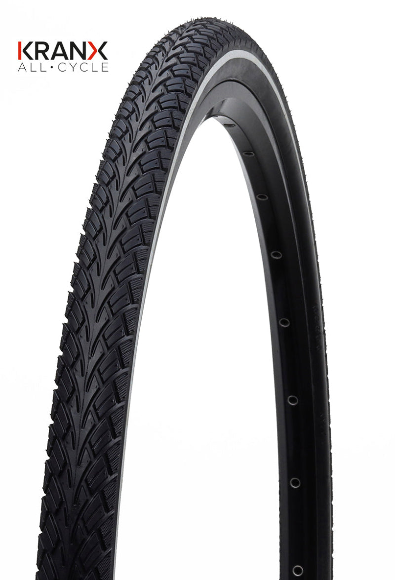 KranX Glide II Hybrid Tyre in Black 700 x 38mm (Wired)