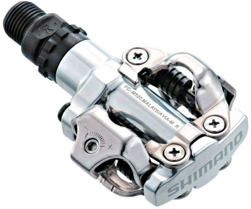 Shimano PD-M520 MTB SPD Pedals - Silver