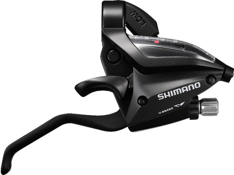 Shimano ST-EF500 EZ Fire Plus STI Set, 2-Finger Lever, 3x8 Speed, Black