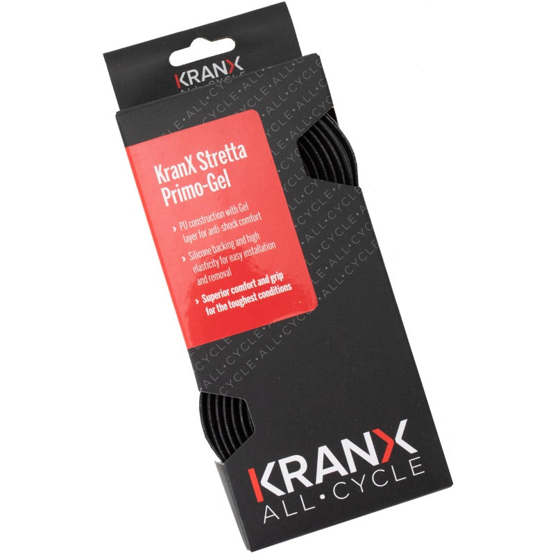 KranX Stretta Primo-Gel-Backed High Grip Handlebar Tape - Box