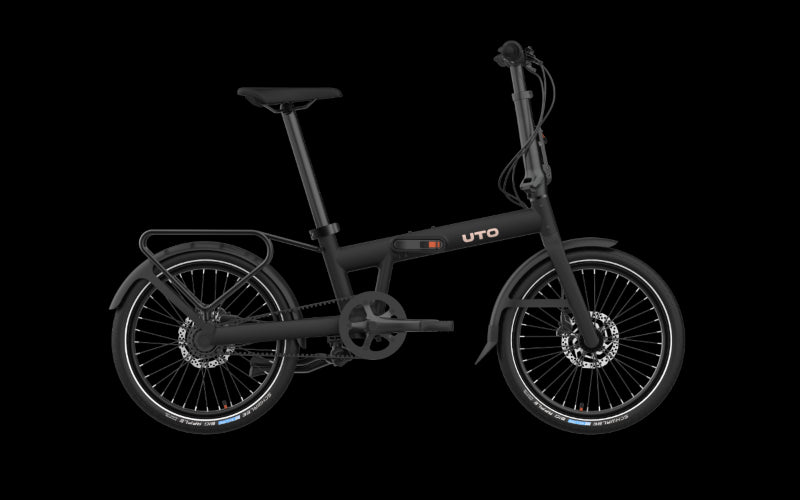 UTO Afternoon Pro20NE NON Electric Folding Bike Matt Black