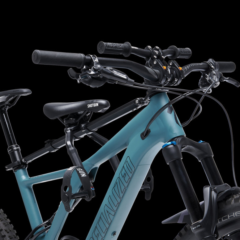 Shotgun Pro Child Bike Seat + Handlebars Combo