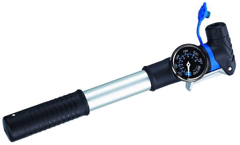 Beto Two-Way Alloy Mini Pump with Gauge