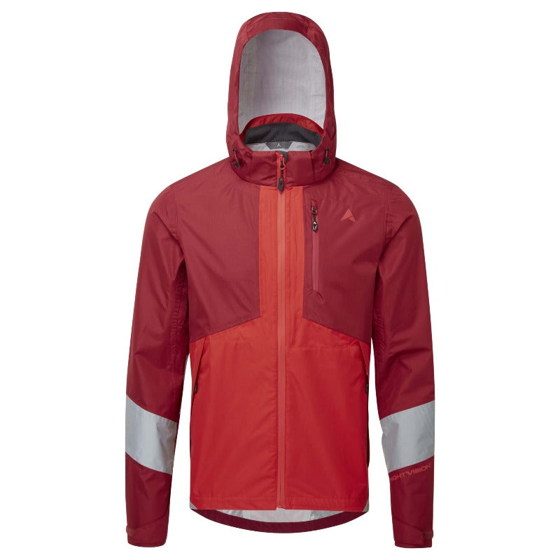 Altura Nightvision Typhoon Men's Waterproof Cycling Jacket - Red
