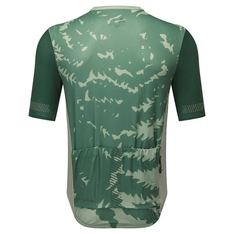 Altura Icon Plus Men's Short Sleeve Jersey - Dark Green - Back