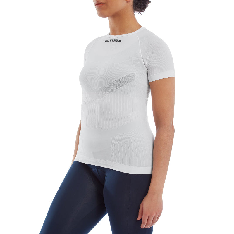 Altura Tempo Seamless Short Sleeve Baselayer White