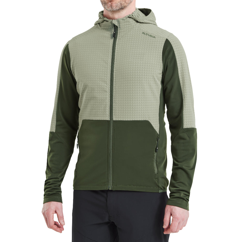 Altura Esker Cave Men's Trail Hoodie STONE/OLIVE