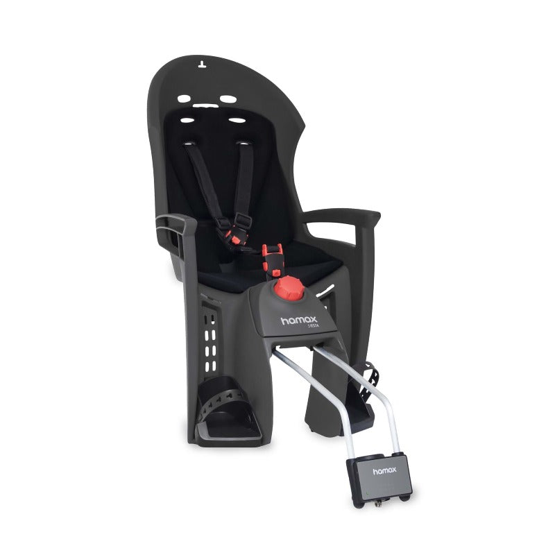 Hamax Siesta Child Seat with Lockable Bracket - Grey/Black