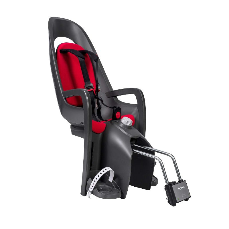 Hamax Caress Child Seat With Lockable Bracket - Grey/Red