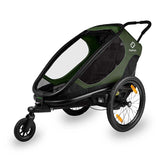 Hamax Outback One Child Trailer - Green/Black