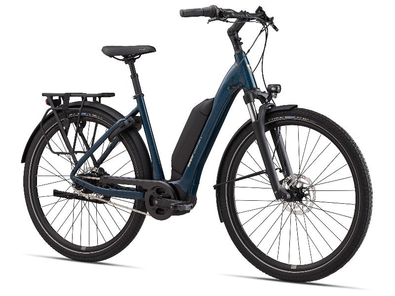 Giant Expression E+1 Electric Bike 2024 - Cosmos Navy - Front 