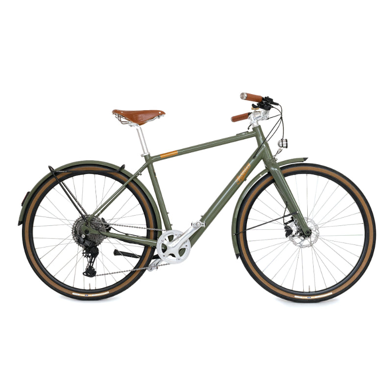 Pashley Pathfinder E Electric Hybrid Bike Ash Green