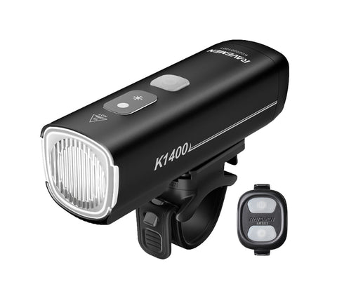 Ravemen K1400 USB Rechargeable AI Nighttime Front Light (1400 Lumens)