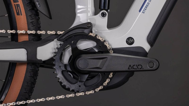 Cube Stereo Hybrid ONE22 SLX 800 Electric Bike Greige Switch 1