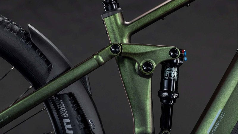 Cube Stereo Hybrid ONE22 SLX 800 Electric Bike Stella Green 1