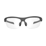 Tifosi Intense Single Lens Sunglasses - Matte Gunmetal/Clear- Front view