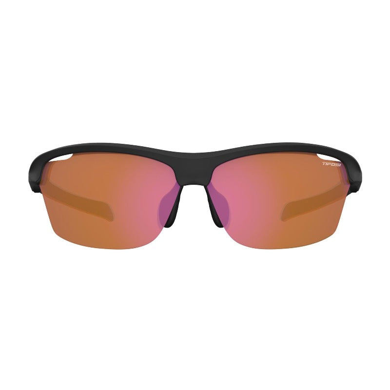 Tifosi Intense Single Lens Sunglasses - Matte Black - Front view