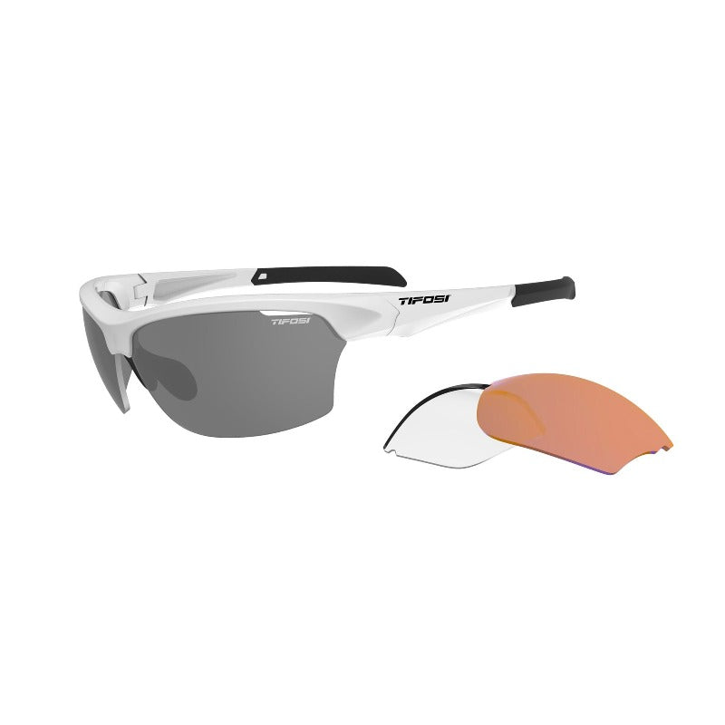 Tifosi Intense Interchangable Len Sunglasses - Matte White