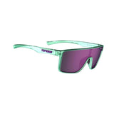 Tifosi Sanctum Single Lens Sunglasses - Aqua Shimmer - Left view
