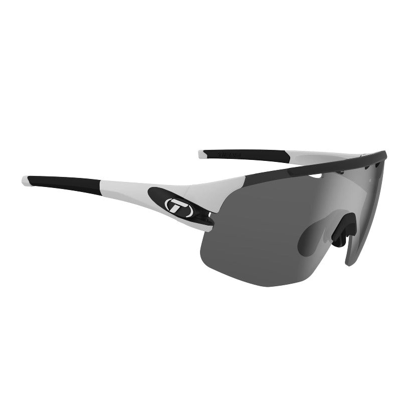Tifosi Sledge Lite Interchangeable Lens Sunglasses - Matte White - Left view