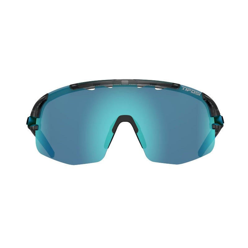 Tifosi Sledge Lite Interchangeable Lens Sunglasses - Crystal Smoke - Front view