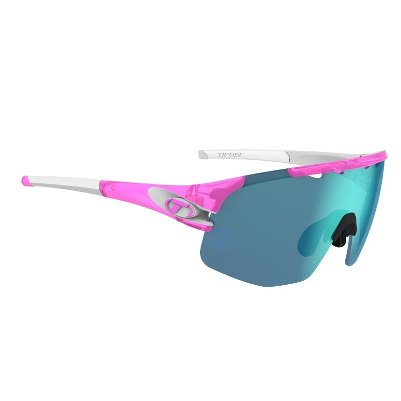 Tifosi Sledge Lite Interchangeable Lens Sunglasses - Crystal Pink - Left view