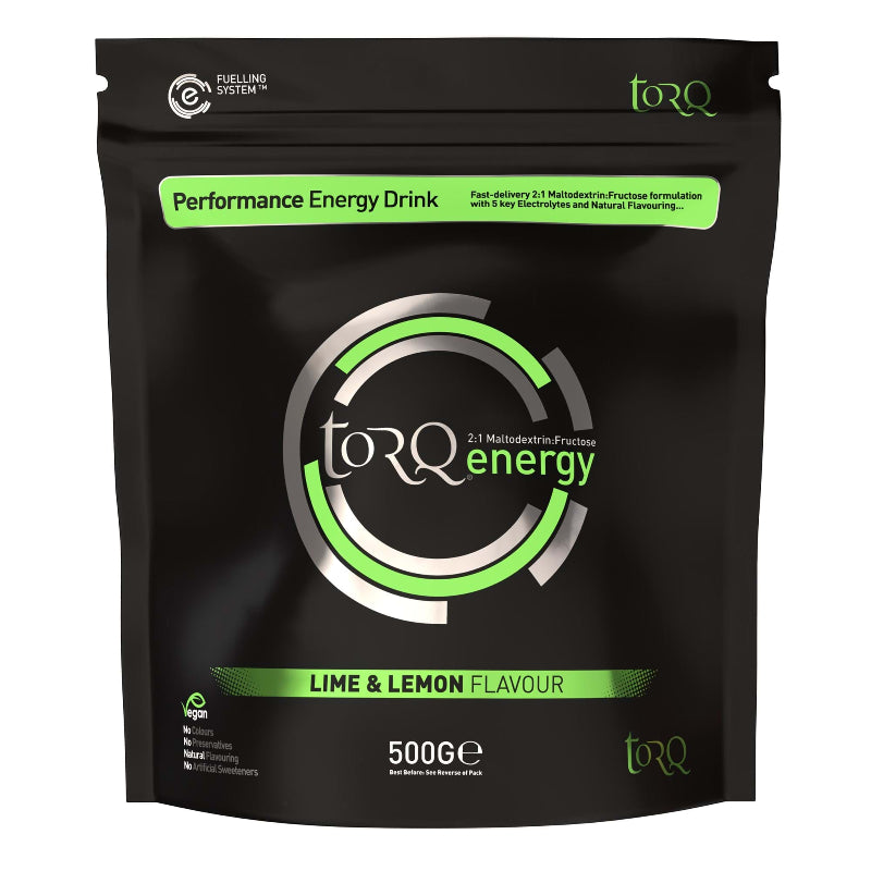 TORQ Natural Energy Drink (1 x 500g) Lime & Lemon