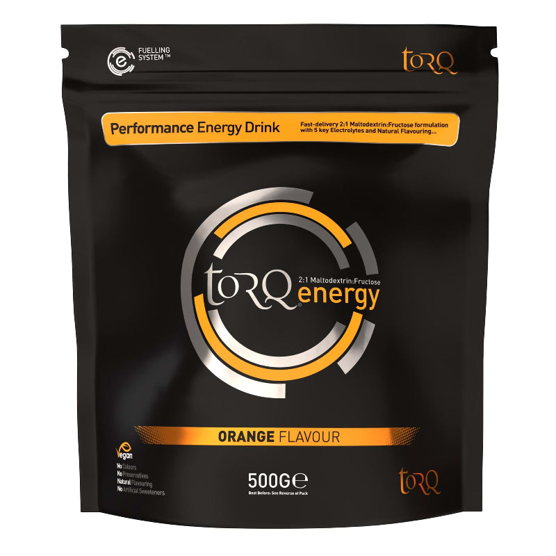 TORQ Natural Energy Drink (1 x 500g) Orange