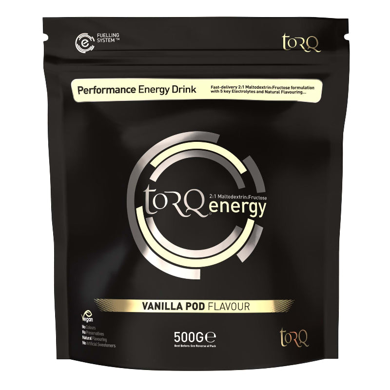 TORQ Natural Energy Drink (1 x 500g) Vanilla Pod