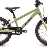 Cube Acid 160 Children's Bike 2025 - Light Olive/Orange