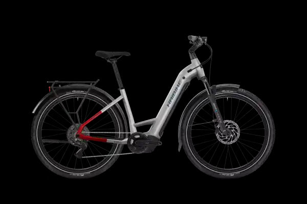Haibike TREKKING 7 Low Electric Bike 2025 - Grey - Side