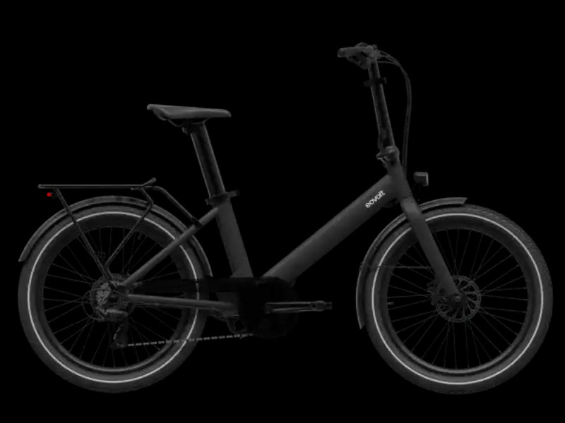 Eovolt Evening 24" Origins Step Through Semi Folding Electric Bike 2024 - Onyx Black