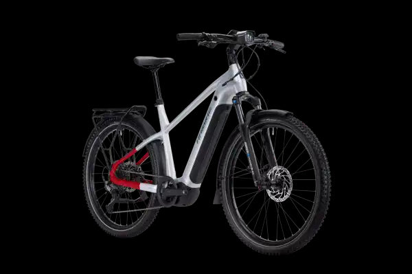Haibike TREKKING 7 Electric Bike 2025 - Grey - Front
