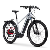 Haibike TREKKING 7 Electric Bike 2025 - Grey - Front
