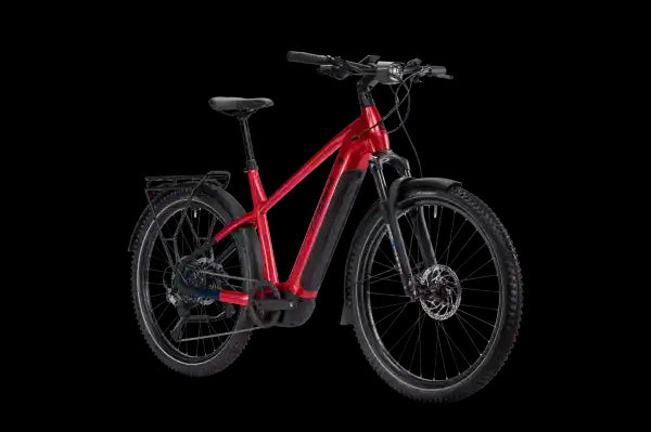 Haibike TREKKING 7 Electric Bike 2025 - Red- Front
