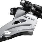 Shimano FD-M3120-M Alivio front derailleur, 9-speed double, side swing, mid clamp
