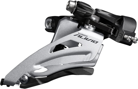 Shimano FD-M3120-M Alivio front derailleur, 9-speed double, side swing, mid clamp