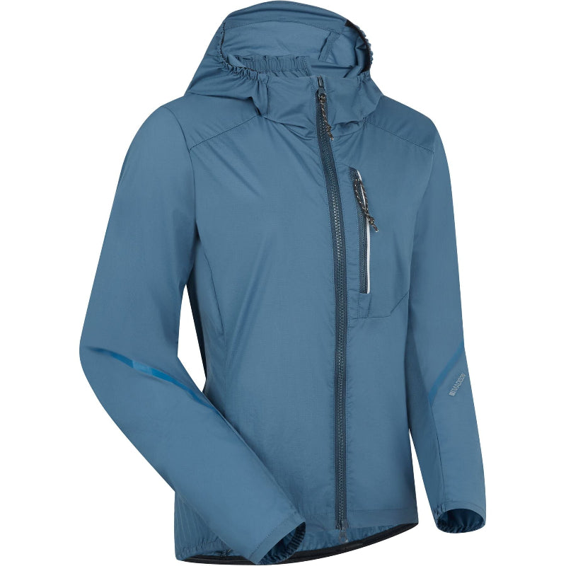 Madison Roam Women's Lightweight Windproof Packable Jacket Blue 1