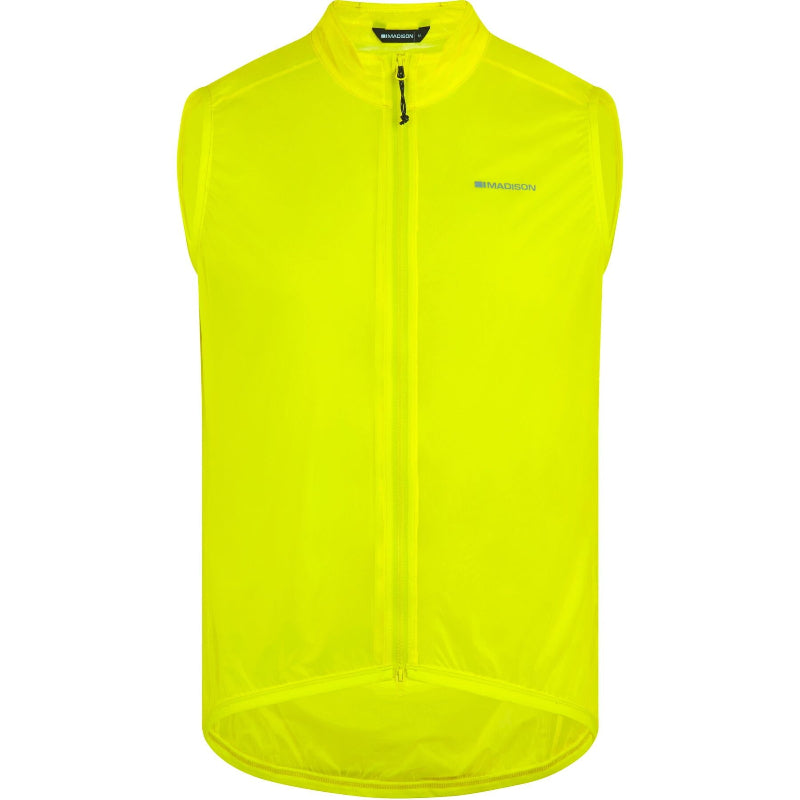Flux Men's Ultra Packable Waterproof Gilet Yellow