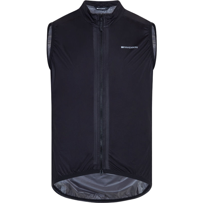 Flux Men's Ultra Packable Waterproof Gilet Black