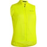 Flux Women's Ultra Packable Waterproof Gilet Yellow 1