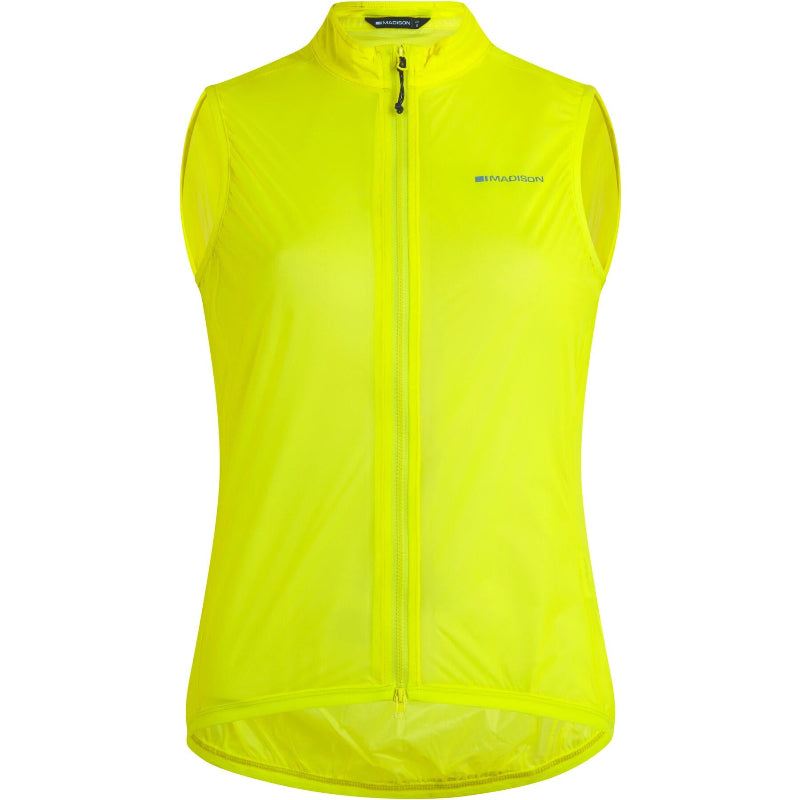 Flux Women's Ultra Packable Waterproof Gilet Yellow