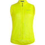 Flux Women's Ultra Packable Waterproof Gilet Yellow