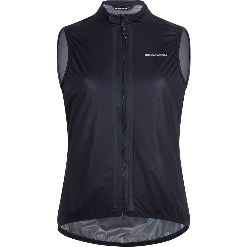 Flux Women's Ultra Packable Waterproof Gilet Black