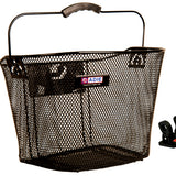 Adie Mesh Basket in Black, Includes Snap Fit Bracket
