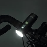 Ravemen LR1600 USB Rechargeable Curved Lens Front Light in Matt Black (1600 Lumens)-1