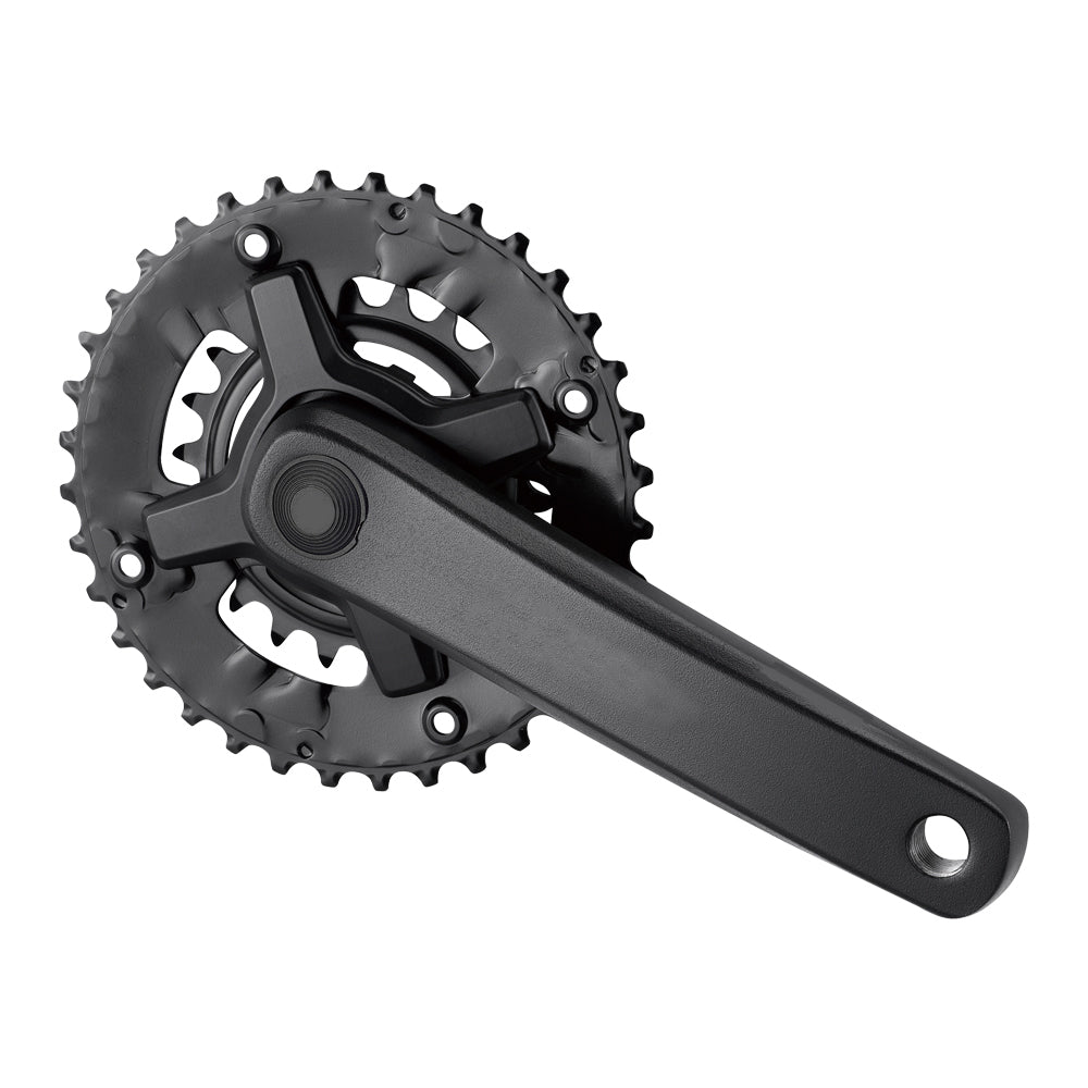 KranX 36-22T Steel Chainring 170mm Alloy Crank Chainset in Black